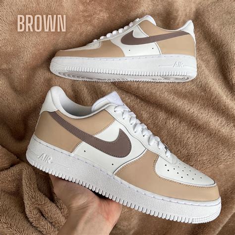 nike air force 1 bruin beige|Nike Air Force 1 white shoes.